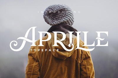 Aprille Typeface antique calligraphy characters craft font hipster insignia instagram insignia invitation lettering made nature packaging presentation chalk quotes retro style typeface typography wedding
