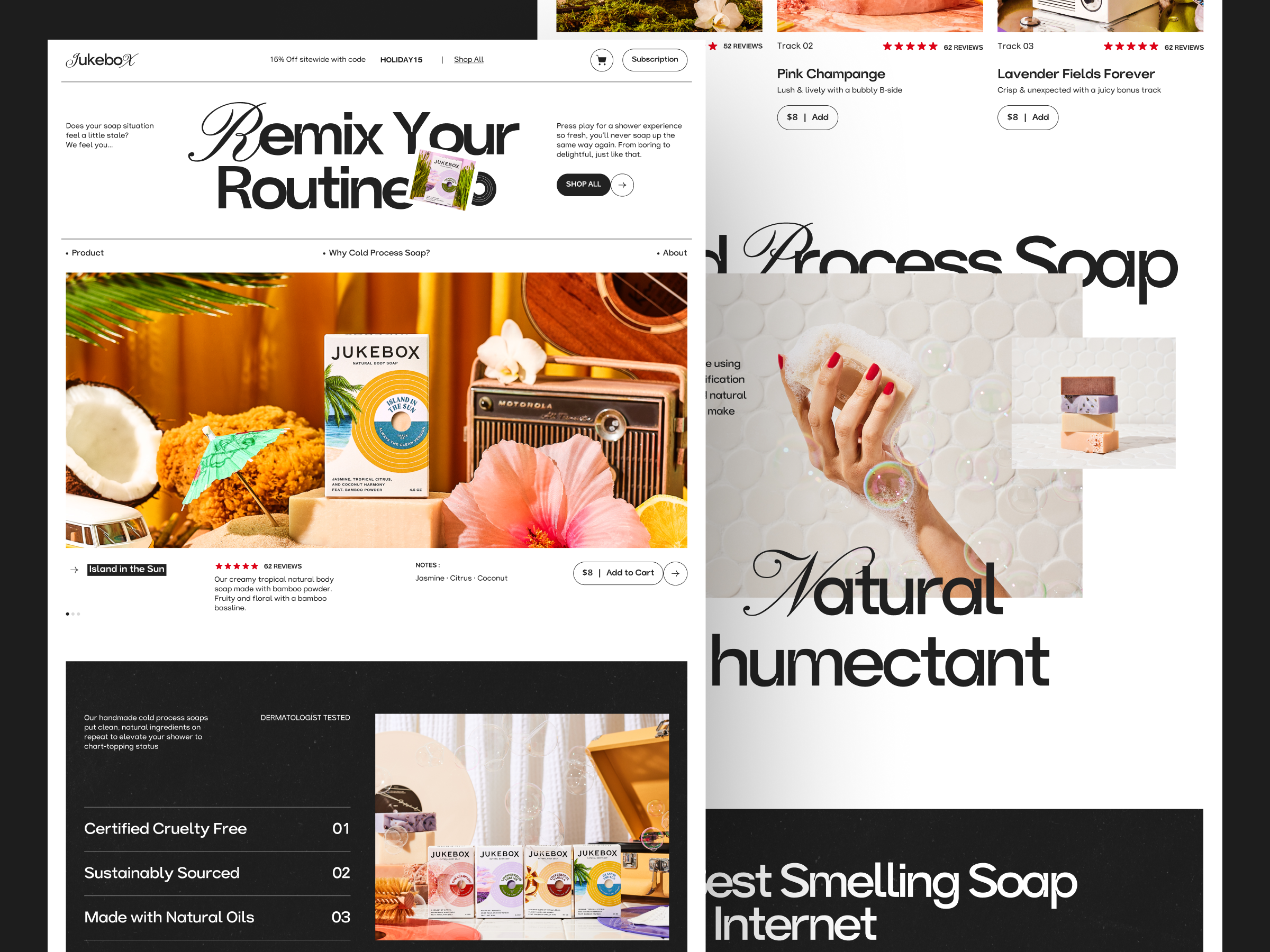 Example of Website Design (3 Pages)