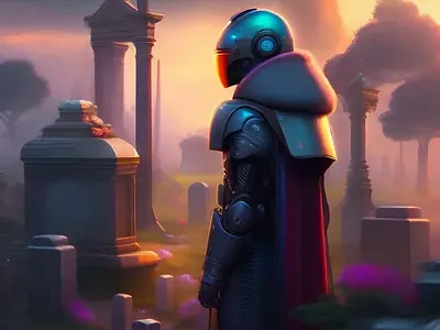 Robot 3d animation graphic design motion graphics ui