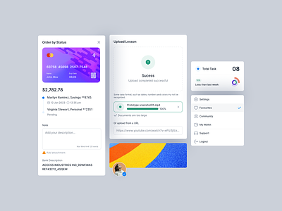 Component | Space Design System auto layout business card component dashboard design system file upload frame work models ofspace popup product product design profile space ui ux
