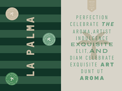 La Palma Coffee / Restaurant / Branding & Packaging 3d branding cafe coffee coffee shop drink espresso label packaging packaging design palm tea typography