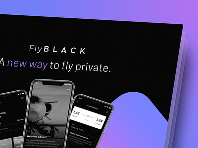 Private Aviation Pitch Deck airplane aviation charter creative dark figma flat gradient mobile app mockup pitch deck pitch deck designer powerpoint presentation presentation designer presentations private jet purple slides startup