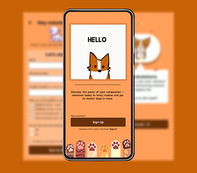 Event sign up form animation design typography ui ux