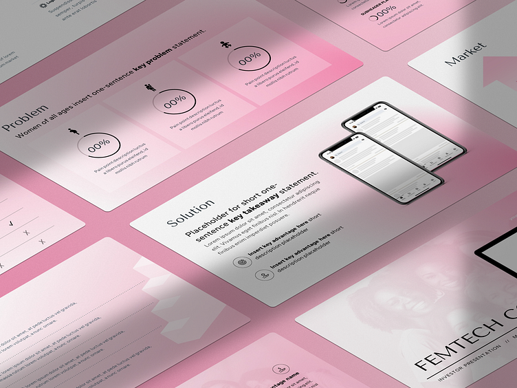 Femtech Pitch Deck Template By Vip Graphics On Dribbble 7566