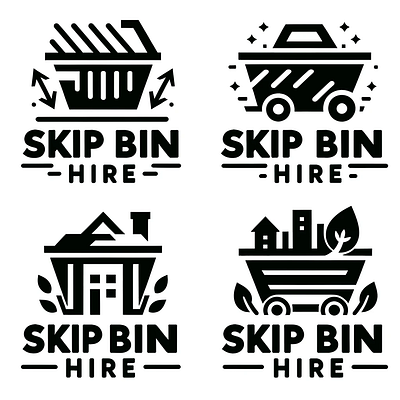 Logo Design for Eco Skip Bins Brisbane branding graphic design logo skipbin