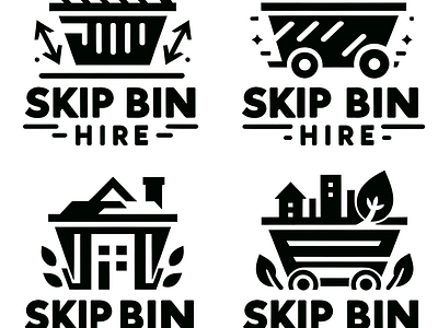 Logo Design for Eco Skip Bins Brisbane branding graphic design logo skipbin