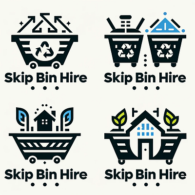 Logo Design for Eco Skip Bins Brisbane branding graphic design logo