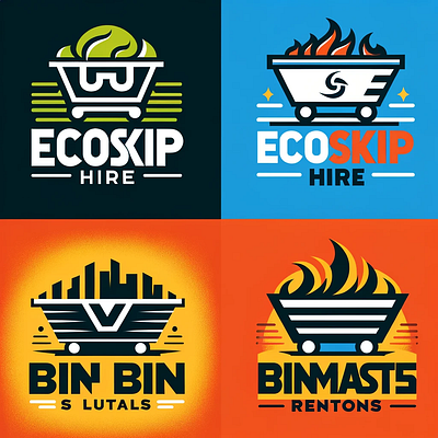 Logo Design for Eco Skip Bins Brisbane branding design graphic design logo