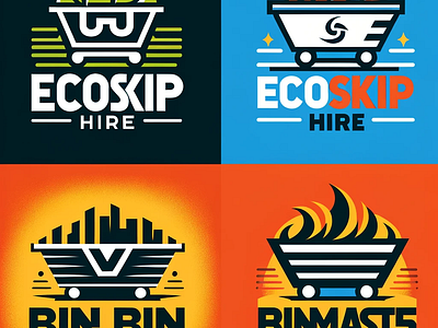 Logo Design for Eco Skip Bins Brisbane branding design graphic design logo