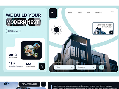 Builder's Website Design aesthetic website best website designs builders website construction website figma hiring industry design mockups modern design productdesign responsive design ui uiux designer user experience user interface website website design