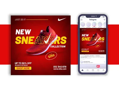 Shoes Social Media Banner animation arshunno banner branding brochure design business card mockup business card template design flyer graphic design illustration logo motion graphics shoes social media banner social media design typography ui ux vector