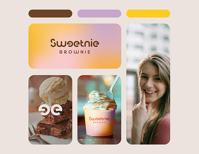 Sweetnie Brownie / Branding colordesk creative logo creative thinking logo design minimal design modern logo