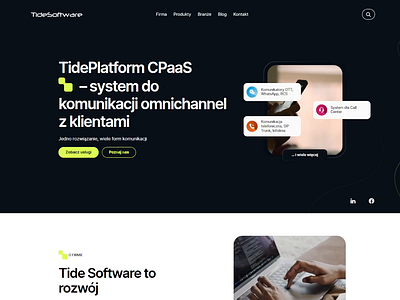 Tide Software clean clean ui colors design digital figma homepage landing page modern ui ui ux uidesign user experience user interface ux web design website website design