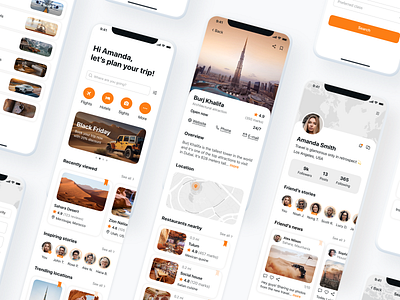 Travel app | Mobile app design app design ios app design mobile app design travel app ui ux uxui uxui design