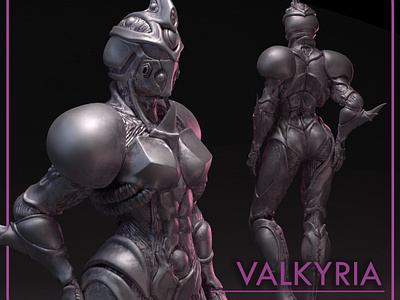 Guyver Valkyrie (ready to 3D Print) 3d 3d print alien figure guyver miniature robot sculpture stl valkyria zbrush