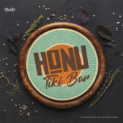 Honu Tiki Bar - Brand Identity Design advertising branding digital art logo logo design visual identity