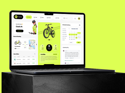 Rental Ride Bike Dashboard UXUI Design adminpanel bikedashboard dashboard rentaladminpanel rentaldashboard saasdashboard ux uxui uxuidesign