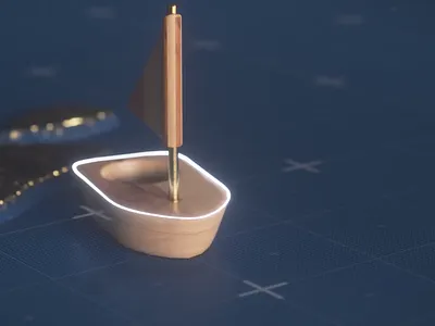 Gold World 3d animation blue broadcast c4d cinema4d gold map motion graphics octane render ship world