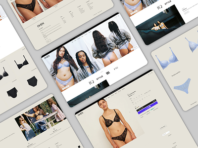 Custom E-Commerce Shopify Website adobe xd animation branding creative web design design aesthetics ecommerce figma graphic design latest design trend minimalist design modern website layout product showcase shopify theme sleek and stylish ui under garment underwear store user experience ux web page