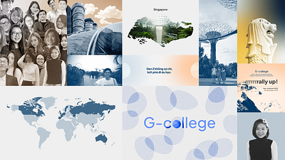 G-college · Brand Identity brand guidelines brand identity branding brandmark education graphic design illustration logo non profit singapore visual identity