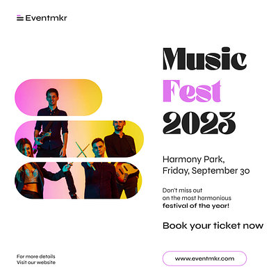 social media post and story for music fest, clean and minimal. announcement post graphic design minimal social media post music fest post design promotion post social media marketing social media post