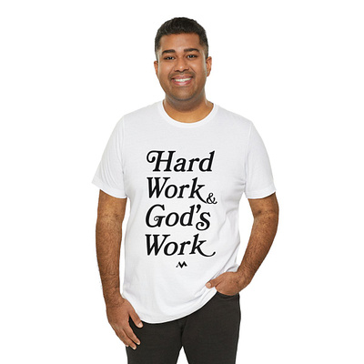 Hard Work And God’s Work T-Shirt america hard work and gods work t shirt