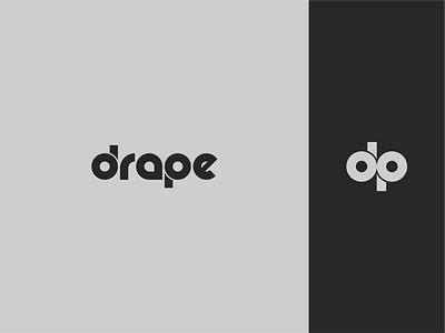 Drape - clothing brand logo businesslogo clothinglogo creativelogo flatlogo iconlogo minimallogo shoplogo wearlogo wordmarklogo