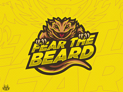 Fear The Beard art artwork illustration logo primitive vector