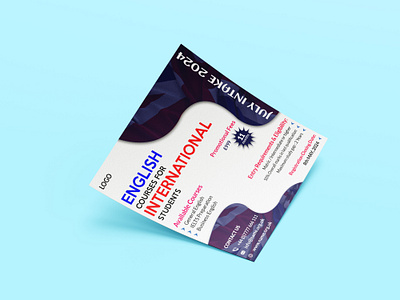 Intake Flyer Design | Instagram Post | Social Media Design branding course design education englishlanguage facebookpost graphic design illustration instagrampost logo socialmedia uk ukflag