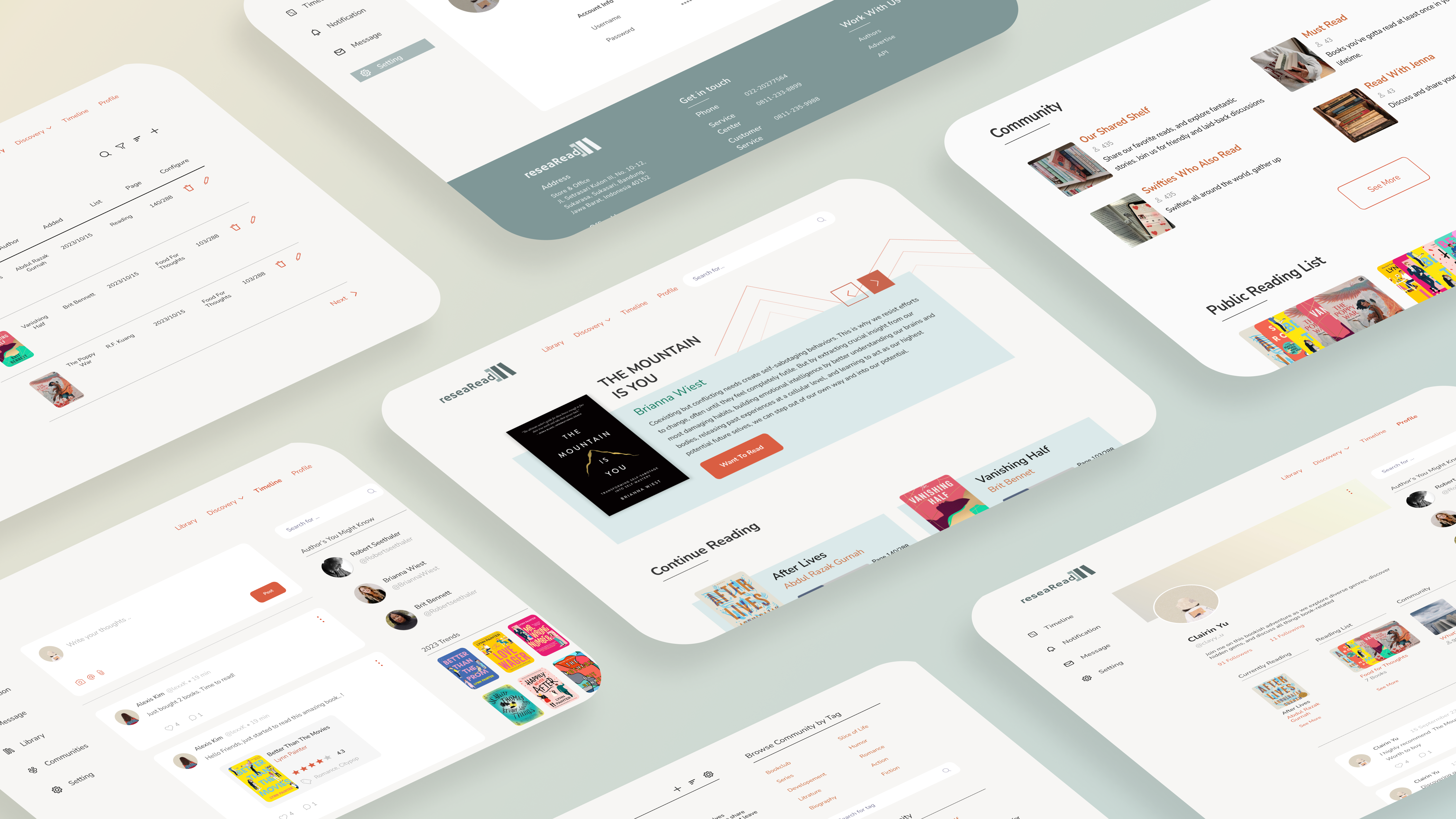 ReseaRead - Library Web UI Design By Rifqah Amaliyah On Dribbble