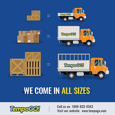 TempoGO - Social Media Campaign graphic design logistic movers packers social media social media post