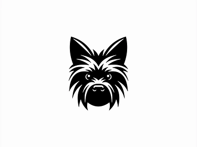 Yorkshire Terrier Logo animal branding cute design dog emblem icon identity illustration k9 logo mark mascot pet puppy symbol terrier vector vet yorkshire