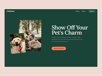 PURRSONAL pet's essential branding graphic design ui ux