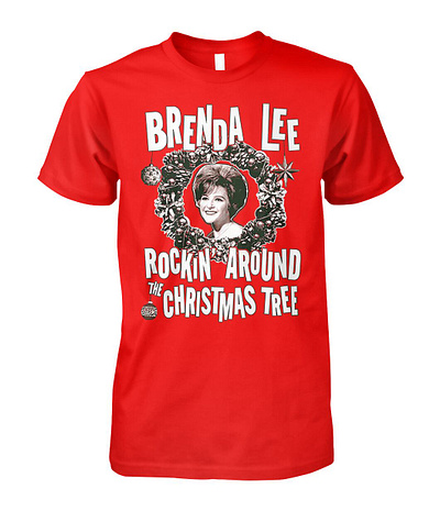 Brenda Lee Rockin' Around the Christmas Tree T-Shirt brenda lee