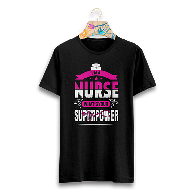 Creative Nurse T shirt Design branding business design graphic design illustration logo t shirt typography vector