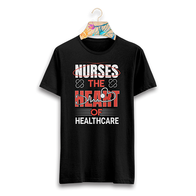 Creative Nurse T shirt Design branding design fusion graphic design illustration nurse t shirt typography vector