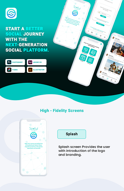 SPOTLYF MOBILE APP DESIGN androidapp app creative mobileapp socialmediapaltform ui ux