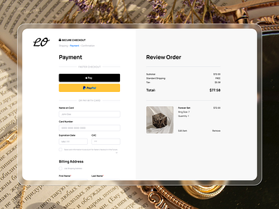 Daily UI #002 - Checkout checkout daily ui ui