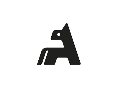 A and horse a animal brand branding design elegant graphic design horse illustration letter logo logo design logotype mark minimalism minimalistic modern sign