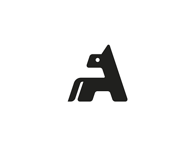 A and horse a animal brand branding design elegant graphic design horse illustration letter logo logo design logotype mark minimalism minimalistic modern sign