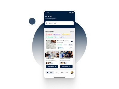 A User-Centric UI/UX Design for Transparent Career Connections appdesign concept creative daliyui figma flat design interface mobileapp product product design smtechnology typography ui ux uidesign uitrends usercentric uxdesign vector