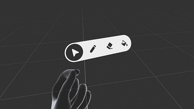 Spatial Finger Menu 3d editor animation hand tracking interaction design menu navigation prototype spatial spatial computing spatial design toolbar toolkit ui ui design unity3d virtual reality vr xr xr design xr interaction toolkit