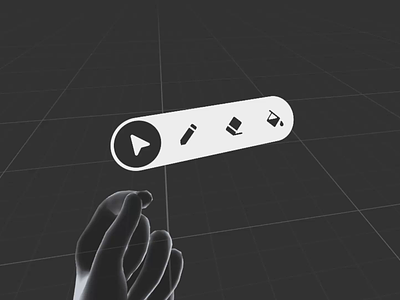 Spatial Finger Menu 3d editor animation hand tracking interaction design menu navigation prototype spatial spatial computing spatial design toolbar toolkit ui ui design unity3d virtual reality vr xr xr design xr interaction toolkit