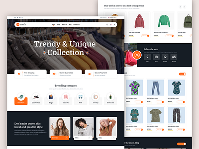 Clothes eCommerce Website ecommerce ui