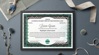 Inspiration Certificate Design certificate design graphic folks inspiration