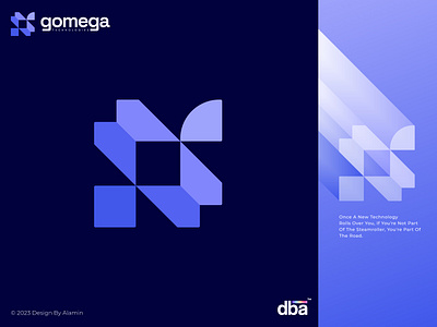 GoMega | Technology | Logomark abstract ai brand identity branding colorful logo eye catchy futuristic gaming geometric gradient logo graphic design illustrate logo logomark logotipo minimalist modern sleek tech logo technology