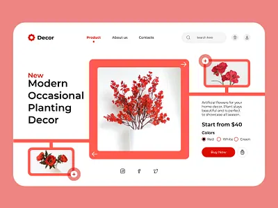 Home Decor - Shopify Website design (Shopify Landing Page) decor webpage design decor website decoration website ecommerce landing page design ecommerce website templates haseebiz home home decor shopify decor themes home decor website home decor website templ interior design intuitive design online shopping shopified shopify upnow studio web app design