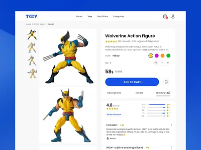 Ecommerce website ui | Kids toy shop | Product details page app baby clean dailyui ecommerce illustration kids light theme logo logotype minimal product shop store toy toy shop toy store typography ui web