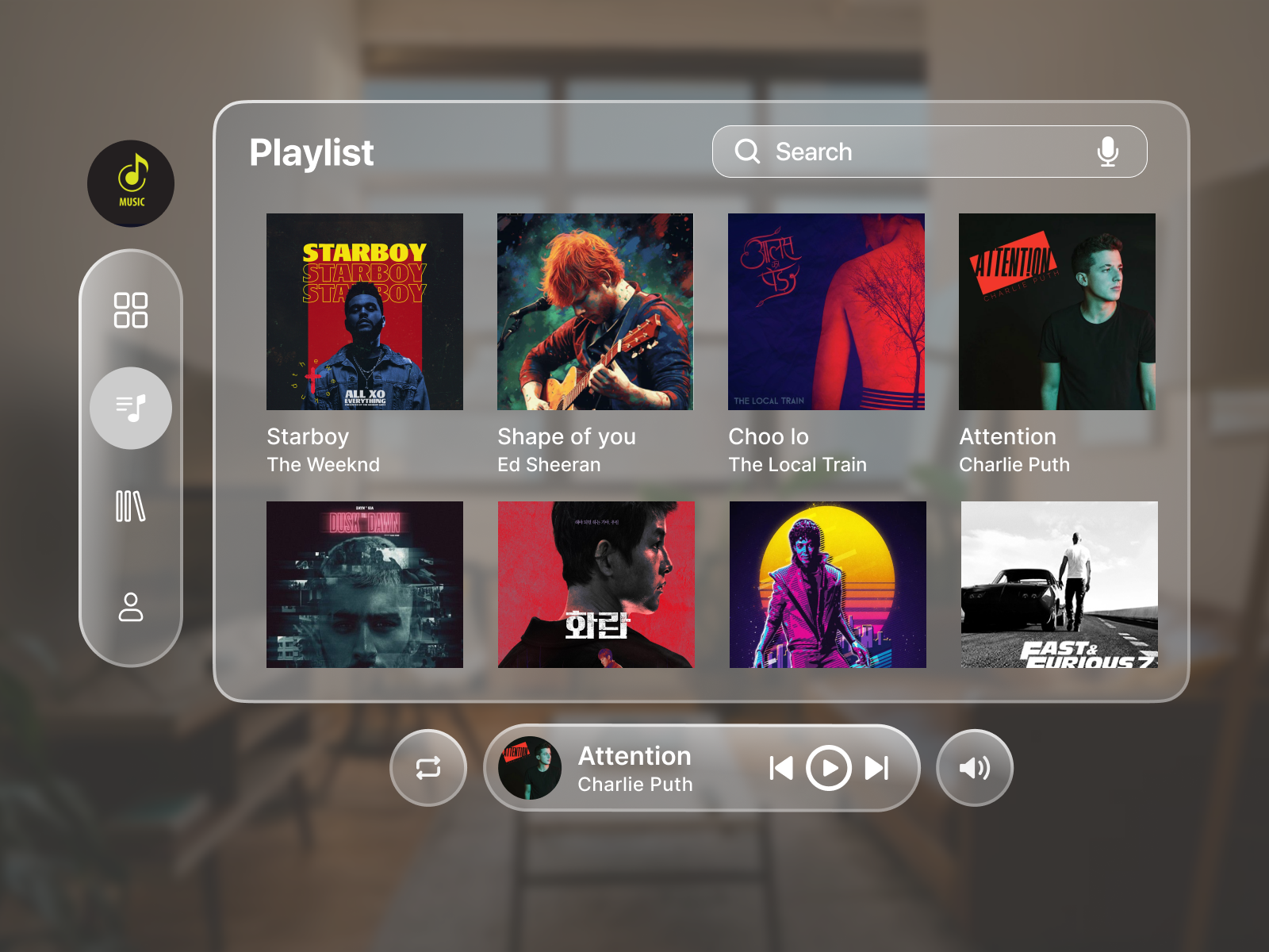 Music Player Spatial UI apple ui designinspiration dribbbleshowcase innovativeui interactiondesign ios ui music music player ui musicplayerui pixelperfect product design spatial spatial ui spatialdesign ui ui design ui inspiration uianimation userexperience visualdesign