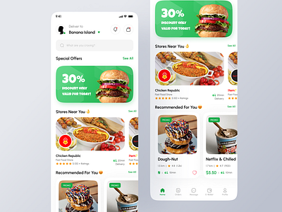 Food Ordering/Delivering App adobe adobexd appdesign design figma figmadesign interfacedesign ui uiux uxdesign